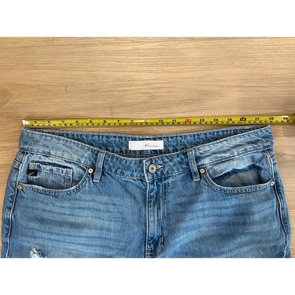 Women's Distressed‎ Frayed Hem Ankle Skinny Jeans 13/30 (inseam 27.5 waist 17.5)